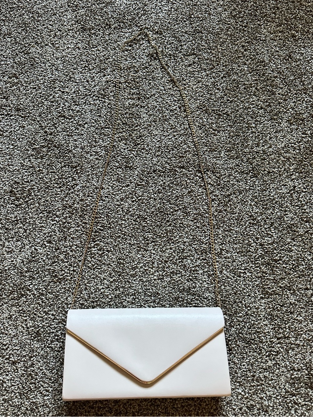 Cream crossbody bag